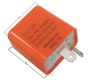 Светодиодный прерыватель указателей поворота 2pin 12V Moretti