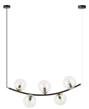 NOWOCZESNA LAMPA WISZĄCA SZKLANE KLOSZE LED