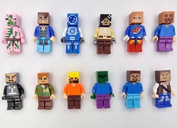 НАБОР ФИГУРОК MINECRAFT ИЗ 12 АКСЕССУАРОВ