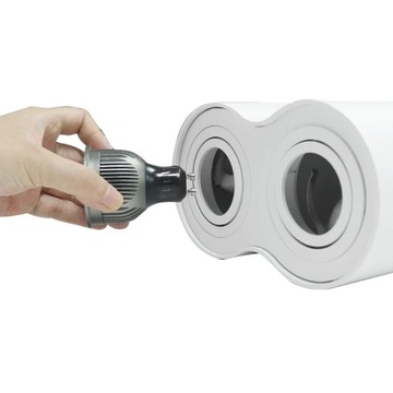 Поверхностный круглый потолочный светильник GU10 Led Downlight одиночный/двойной