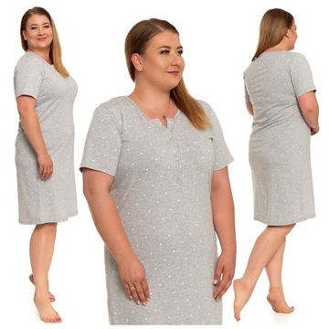 DAMSKA KOSZULA NOCNA BAWEŁNA PLUS SIZE MORAJ - 5XL