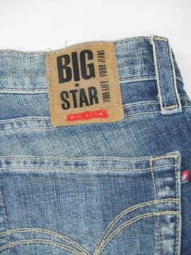 MARKOWE SPODENKI JEANS -W 27 - JEANSOWE, BIG STAR