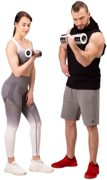 ХРОМИРОВАННЫЕ ГАНТЫ ДЛЯ ФИТНЕС-ТРЕНИРОВОК 2x 10 КГ HMS