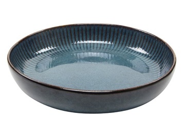 Ceramiczna linia PISA miska 21x4,5cm GŁĘBIA OCEANU