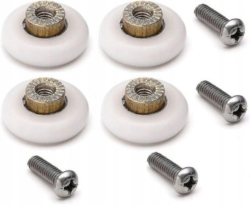 Set Of 4 Replacement Rollers ForShower Door M4
