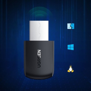 UGREEN CM448 Внешний беспроводной USB-адаптер, двухдиапазонный AC650