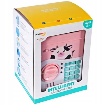 СЕЙФ-КОПИЛКА АТМ ДЛЯ МОНЕТ БАНКНОТЫ ЭЛЕКТРОННЫЙ PIN-ЗАМОК