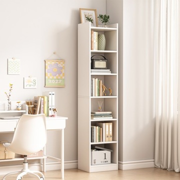 БЕЛЫЕ КНИЖНЫЕ ПОЛКИ ВЫСОКИЙ СКАНДИНАВСКИЙ ПОЧТОВЫЙ ШКАФ 180см