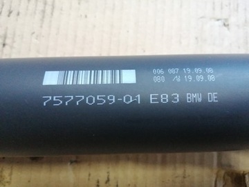 BMW E83 X3 2.0 D N47 HŘÍDEL HNACÍ 7577059-01