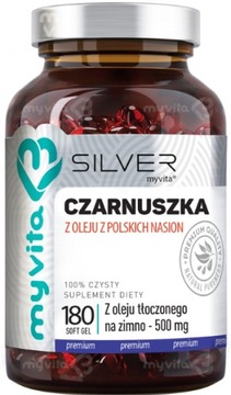 MyVita Olej z czarnuszki na zimno tłoczony 180 kapsułek