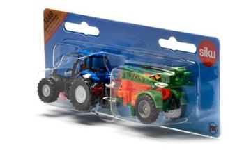 Трактор с разбрызгивателем урожая