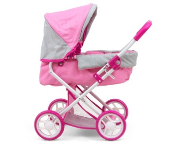 Wózek dla lalek Milly Mally Alice Prestige Pink