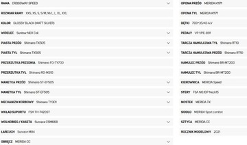 ROWER MERIDA CROSSWAY L 15-D 2022 S 46 Lady czarny