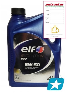ELF EVOLUTION 900 5W50 4L