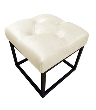 Pufa CHESTERFIELD LOFT ławka podnóżek metal MG50