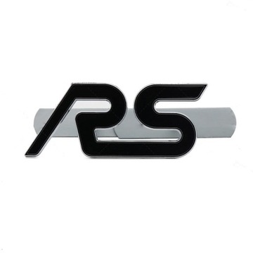 Znaczek Emblemat w grill RS BLACK CHROM FORD FOCUS