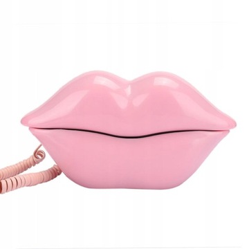 Проводной стационарный телефон Pink Lip