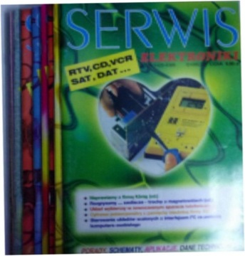 Serwis elektroniki nr 1,3,4,6-12 z 1998 roku