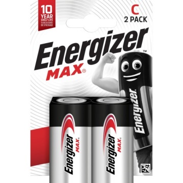 2 батарейки ENERGIZER Max LR14 C R14 E93 1,5 В
