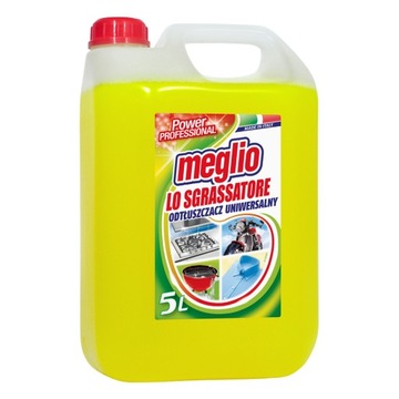 PŁYN MEGLIO ODTŁUSZCZACZ UNIWERSALNY LEMON 5L CZYSZCZENIE WIELOFUNKCYJNE