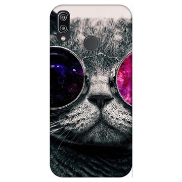 ETUI CASE Huawei P20 Lite Kot okulary