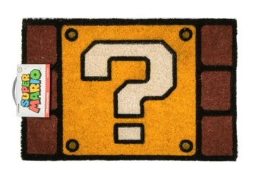 Wycieraczka pod drzwi do butów Super Mario wewnętrzna kokosowa 60x40 cm