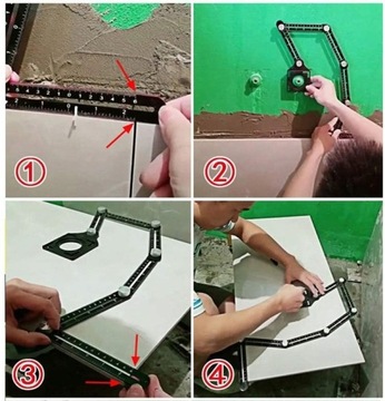 БОЛЬШОЙ НАБОР Шаблон формы Трафарет DIY Линейка