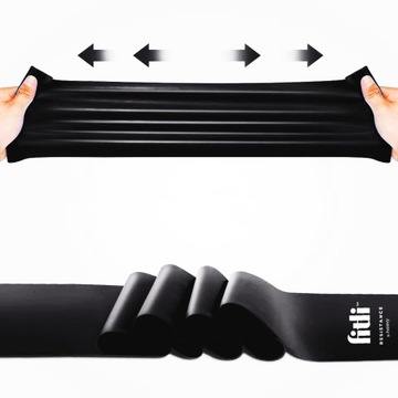 НАБОР ИЗ 5 НАПРАВЛЯЮЩИХ ЛЕНТ ДЛЯ ТРЕНИРОВОК, РЕАБИЛИТАЦИИ, ФИТНЕСА, ПЛОСКАЯ ЛЕНТА 2М