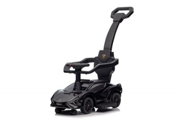 Lamborghini QLS-996T Black Ride-On с коляской
