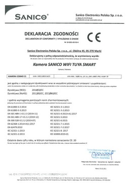 Уличная камера Tuya Smart WiFi + PIR IP66