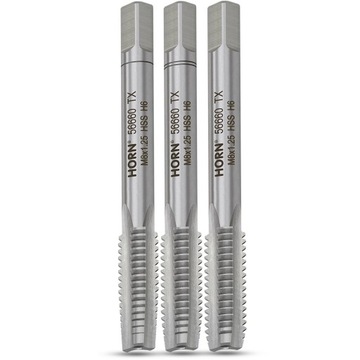 M8 HSS РЕЗЬБА M8x1,25 мм. НАБОР ИЗ 3 ШТ.