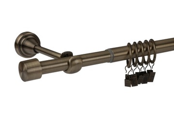 Универсальный выдвижной телескопический карниз 110 - 200 см. 5 цветов на выбор.