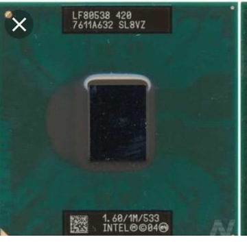Procesor Intel Celeron M 420 GW FV NR.M550