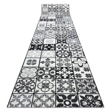 PODGUMOWANY CHODNIK 57 cm szary/czarny *Q3276