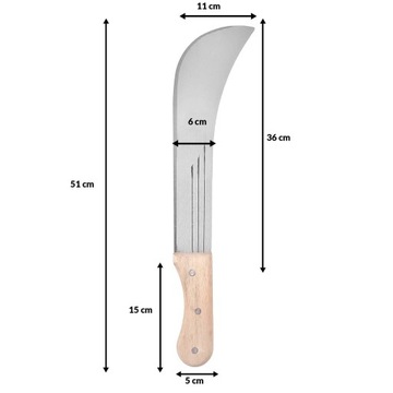 НОЖ МАЧЕТЕ MUTCHER BAUSTER 51см НОЖ СКРАЙФЕР CLEADER