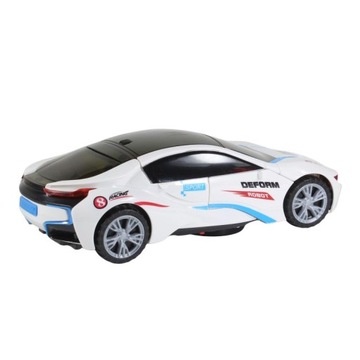 2w1 AUTO-ROBOT SAMOCHÓD POLICYJNY LED POLICJA BOT