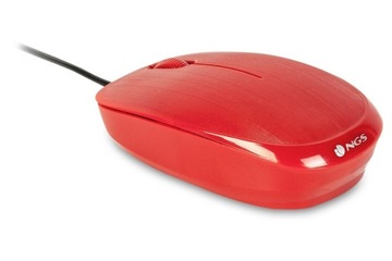 NGS Mysz myszka optyczna PC FLAME USB Czerwona