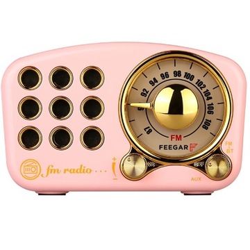 Feegar RETRO Mini Radio kuchenne Bluetooth 4.2 10h