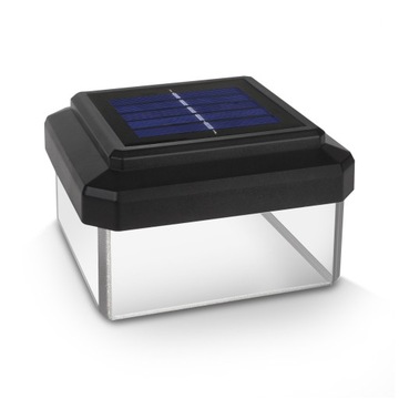Lampa solarna LED na słupek 100x100mm daszek koper