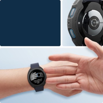 Матовый чехол для Galaxy Watch 7 44 мм, Spigen Caseology Vault, накладка на чехол