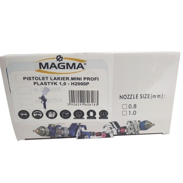 Пластиковый пистолет MINI PROFI для подкраски, сопло 1,0 мм