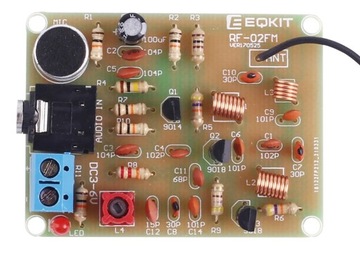 Прослушка 88-108МГц FM трансмиттер DIY KIT уроки пайки