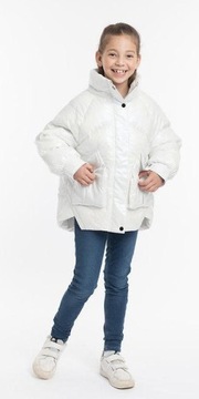 ДЕТСКАЯ ВЕСЕННЯЯ КУРТКА, ЛЕГКОЕ СТЕГАНОЕ ПЕРЕХОДНОЕ ПАЛЬТО 152/158