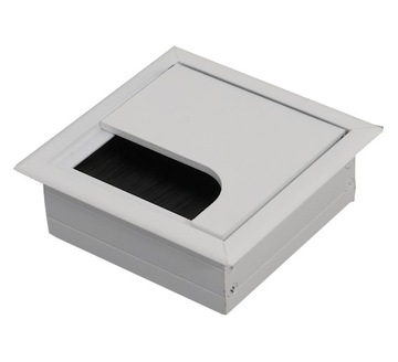 Przepust Kablowy Przelotka biały 80x80 TNJ Metal