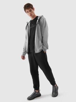 4F МУЖСКАЯ ТОЛСТОВКА С КАПЮШОНОМ, НА МОЛНИИ