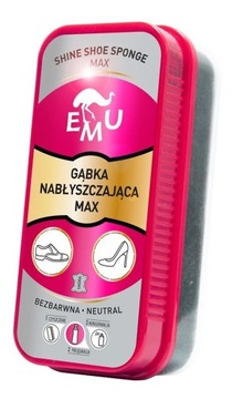 Emu gąbka nabłyszczająca do butów max-bezbarwna