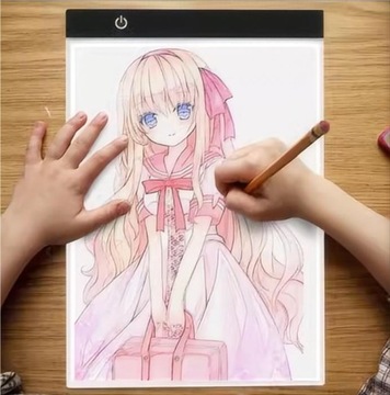 ДОСКА ДЛЯ ЧЕРТЕЖЕЙ ДОСКА СО СВЕТОДИОДНОЙ ПОДСВЕТКОЙ А4 3,5Вт