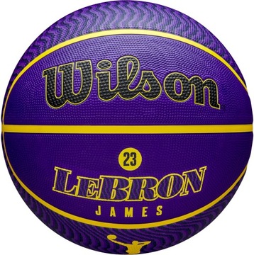 WILSON NBA Lebron James #23 Los Angeles Lakers PIŁKA DO KOSZYKÓWKI 7