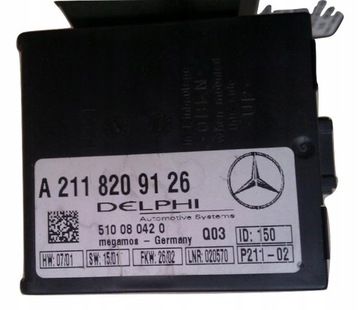 MODUL ALARMU MERCEDES C KLASA W203 A2118209126