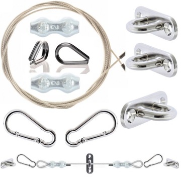 4m Z5 KARNISZ LINKOWY DO ZASŁON TARASOWYCH LINKA